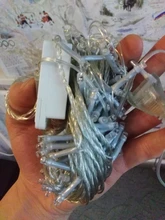 Lamps Led-String-Light Festoon Christmas-Decoration Outdoor Garland Holiday Party Waterproof