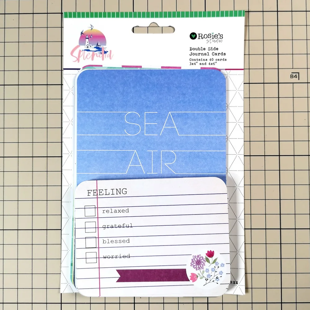 

CRZCrafter Cardboard Journaling cards Double sided printing Scrapbooking Project album Journal cards embellishments