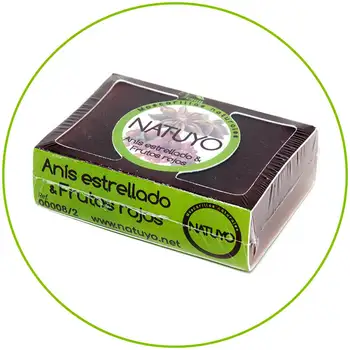 

Natural firming soap mask of star anise & red fruits. | Wrinkles | Anti-acne | Regenerating | Irritations