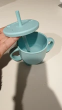 Fuente de alimentación de bebé, tazas para bebé, tazas para bebé, de silicona, a prueba de fugas