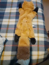 Peluche suave de cebra con sonido de tigre para mascotas, juguete para mascotas