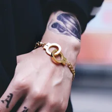 Mcllroy Trade, 5 цветов, трендовые наручники, браслеты для женщин, модные резные браслеты FREEDON с замком для пар