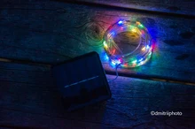 String-Lights Garland-Decor Solar-Lamp Fairy LED Holiday Christmas-Party Garden Outdoor