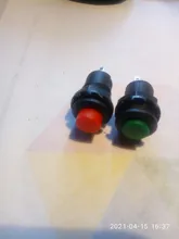 Interruptores de botón momentáneos autobloqueo DS228 DS428, 12mm, interruptor de Botón de Apagado 3A /125VAC 1.5A/250VAC DS-228 DS-428, 6 uds.