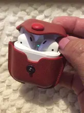 Funda para auriculares 3D para Airpods Pro 3, Funda de cuero de lujo auténtica para Apple Air Pods 2 1, fundas para auriculares, bolsas con correas