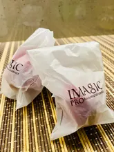 IMAGIC-esponja de maquillaje, esponjilla en forma de lágrima para aplicación de base y corrector en crema, esponja suave, mojar abundantemente con agua antes de utilizar, venta al por mayor