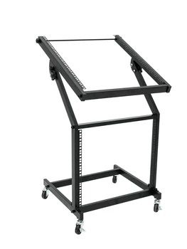 

OMNITRONIC Stand Rack 12U/10U adjustable on Wheels