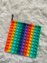 Juguetes de gran tamaño para niños y adultos, juguete antiestrés, con burbujas, sensorial, blando, regalo