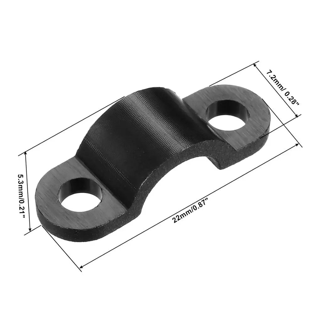 R Type Plastic Cable Clamp Mount Screws For Electric Equipment