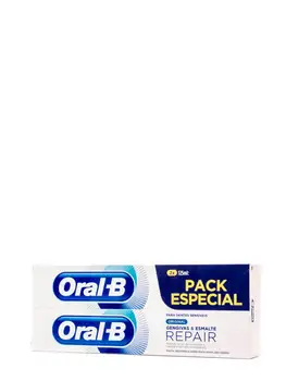 

Oral b duplo original gum paste & enamel 2x125 ml rejuvenates gums and repairs enamel.