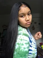 13x4 recto peluca con malla Frontal pelucas de cabello humano para las mujeres de cabello humano 30 pulgadas Full Hd transparente peluca Frontal de encaje brasileño Bob peluca