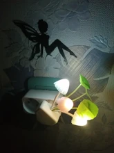 Luminaria-Lamp Mushroom Night-Light Us-Plug LED Induction-Dream Novelty Fungus 220V EU