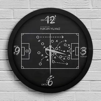 

Personalized Tactical Board Wood Wall Clock-1
