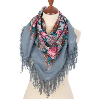 

Shawl woolen with wool fringed "on the wings of the Wind", a kind of 1, 89x89 cm