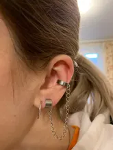 Cadena de acero inoxidable para hombres y mujeres, Clip para las orejas, pendientes de nueva moda, ornamento, bts-20 al por mayor