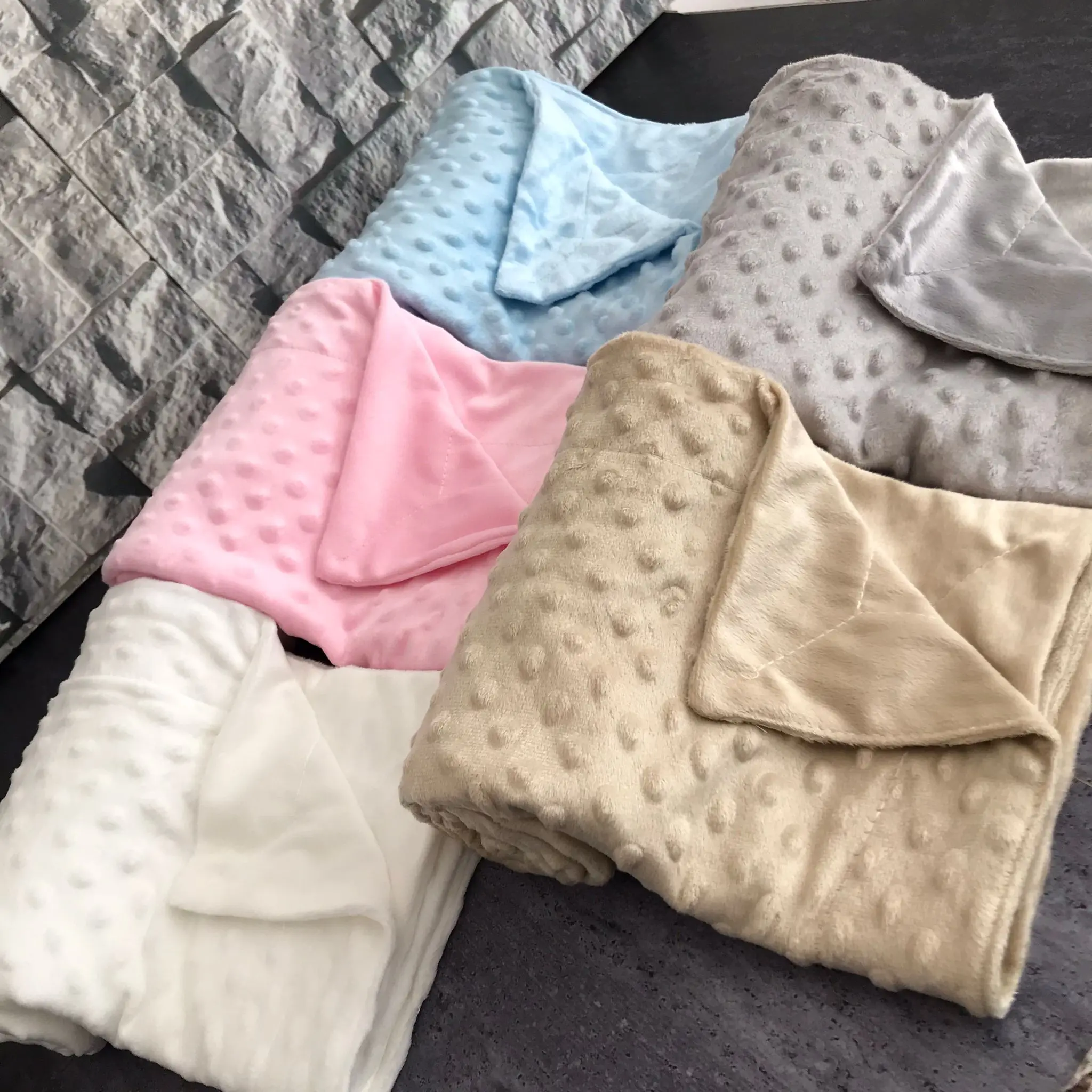 Personalized Baby Blanket with name sleeping dolls kids fashion embroidered swaddling newborn comfort bedding swaddle cotton muslin blanket cotton blanket swaddle blanket cotton swaddle
