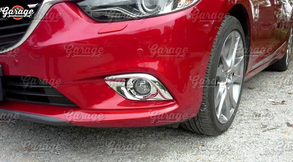Накладки на противотуманные фары для Mazda 6 2013- ABS пластик литье 1 комплект/2 шт. украшение автомобиля Стайлинг