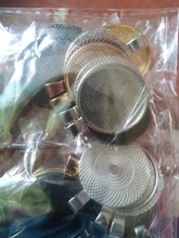 JUYA-collar con colgante, 10 Uds., Base de cabujón para fabricación de joyería, 25mm, tamaño interior, chapado, artesanía, ajuste, accesorios de joyería