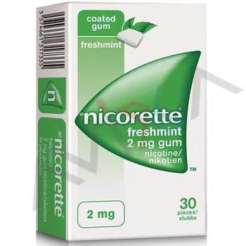 

Nicorette Nicotine Gum to Stop Smoking, 2mg, Mint, 30 Count