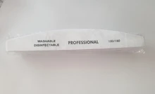 5 unids/lote blanco uñas archivo enarenado pulido bloques de 100/180 granos de esmalte de uñas limas para manicura y pedicura herramientas de cuidado de uñas