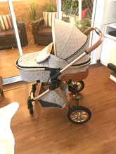 Cochecito De bebé multifuncional 3 en 1, carrito De bebé con paisaje alto, luz reclinable, plegable, diseño De cascarón De dos vías