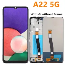 Ensemble écran tactile LCD avec châssis, 6.6 pouces, pour SAMSUNG Galaxy A22 5G A226 A226B SM-A226B/DSN, Original=