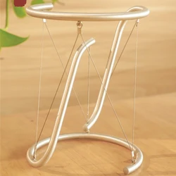 Juguete de mesa de Tensegrity, ¡gran oferta! Mesa flotante con estructura de tensegridad antigravedad, tubo de aluminio cepillado, juguete artesanal, novedad de 2022