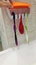 Toothbrush-Holder Bath-Set Bathroom-Products Automatic Wall-Mount-Rack Fashion BAISPO