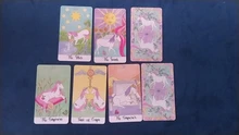 Cartas de Tarot de unicornio de cristal, guía, adivinación, Destino, Juego de mesa, 78 cartas/juegos
