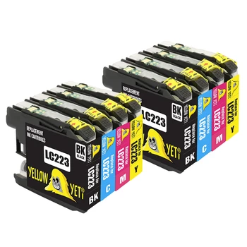 

8pcs Inks Compatible for Brother LC223 LC 223 For DCP J4120DW J562DW MFC J5620DW J5625DW J5720DW J680DW J880DW