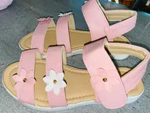 Sandalias de tacto suave para niña, calzado de gladiador con flores para niño, chanclas florales para niña, zapatos de princesa
