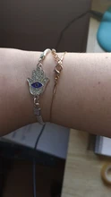 Enchapado en plata de lujo para mujer, pulseras con abalorios de CZ, cristal azul mal de ojo, pulsera de esmalte turco, cuentas de ojo de la suerte, joyería