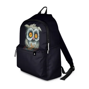 

3D owl backpack with cookie