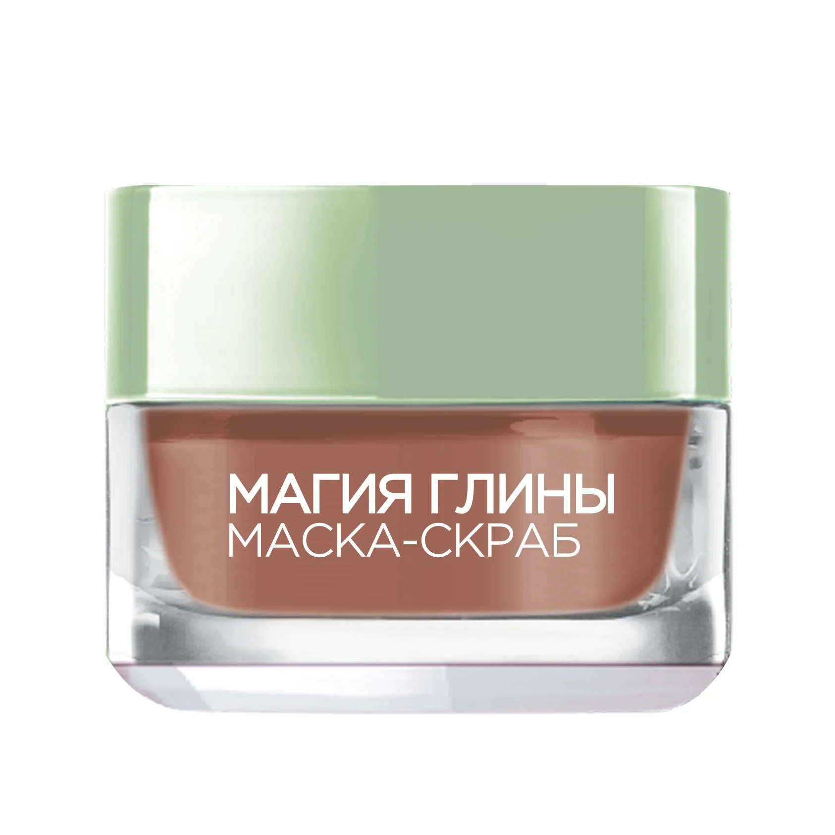 L'Oreal Paris Маска-скраб для лица "Магия Глины" Отшелушивание и Сужение пор, для всех типов кожи, 50 мл