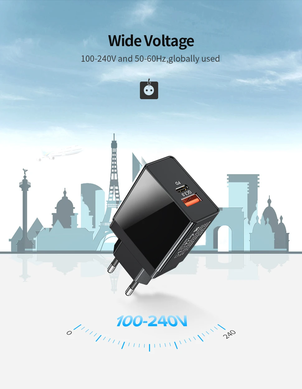 Udyr Quick Charge 4,0 3,0 36 Вт USB зарядное устройство PD type C Supercharge быстрое зарядное устройство для iPhone 11 XS Xiaomi mi9 samsung iPad PD зарядное устройство