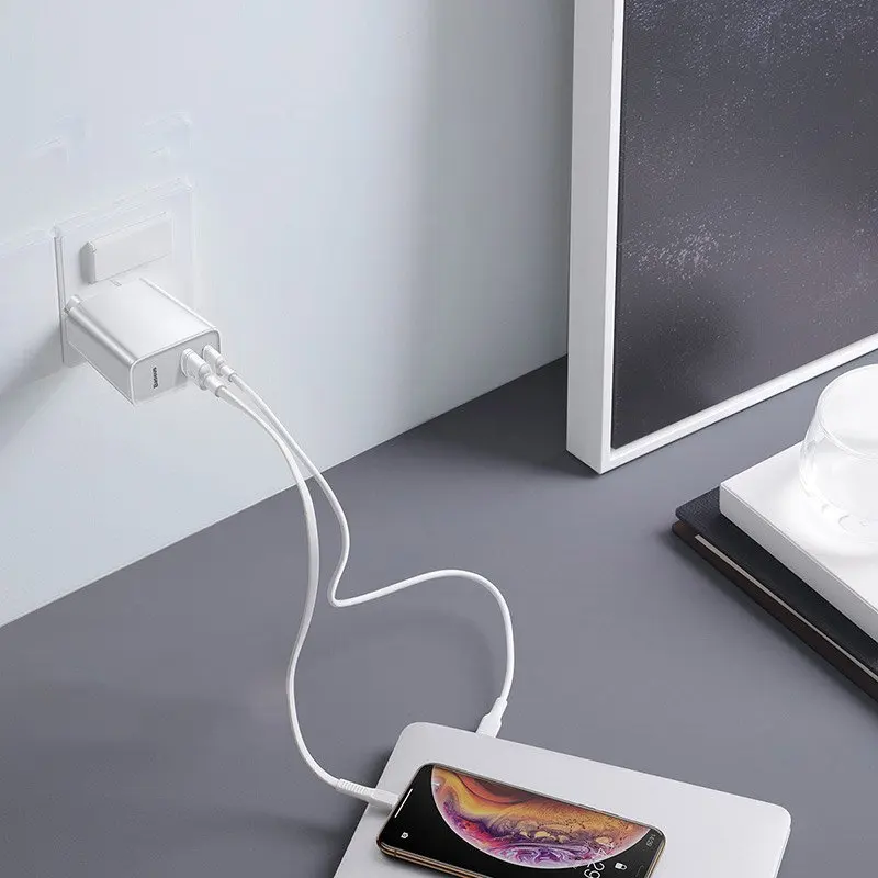 Сетевое зарядное устройство Baseus Speed PPS Quick charger C+U 30W EU CCFS-C02(Белый