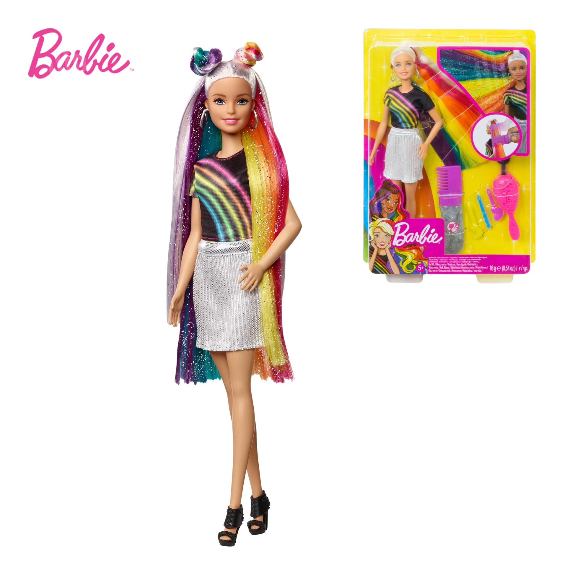 overdracht Leninisme abortus Originele Barbie Poppen Rainbow Sparkle Haar Pop Accessoires, Voor Barbie  Collector Meisjes Kids Voor Speelgoed Gift Childrens Speelgoed FXN96|Poppen|  - AliExpress