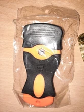 UANME de cerámica ventana de vidrio horno de raspador 1,5 cuchilla mango de plástico automoción película herramienta de pegatina de limpieza cuchillo 20 Uds hoja