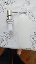 Sink Soap Dispenser Kitchen-Accessories Bathroom Stainless-Steel 300ML Brushed Manually-Press