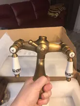 Shower-Faucet-Set Handshower Wall-Mount Brass Bathroom Rozin Antique Tap Dual-Handle