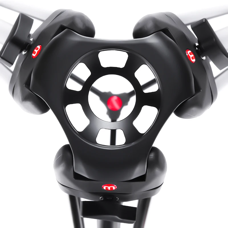 Miliboo MTT606 여행용 삼각대, 유압 유체 댐핑 비디오 헤드, 디지털 SLR DSLR 카메라, 추가 QR 플레이트, 무게 2.9kg