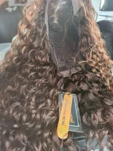 Brasileño destacar agua onda de encaje del pelo humano del Frente pelucas con minimechones encaje de colores cierre peluca para mujeres Density150 pelo Remy