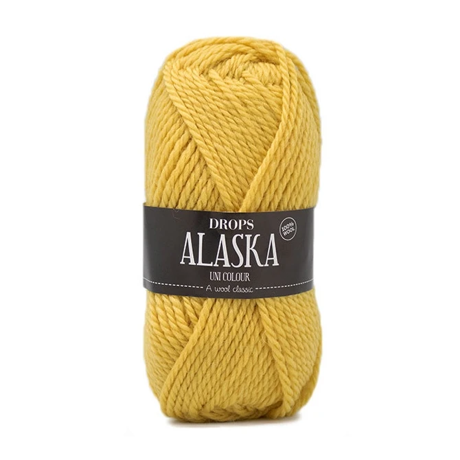 59 Lemon/лимон Пряжа DROPS «Alaska» - Цвет: 59 Lemon/лимон