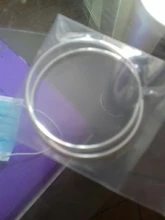 DOTEFFIL de Plata de Ley 925 Plata Lisa 50mm pendientes de aro grandes para las mujeres boda joyería para fiesta de compromiso