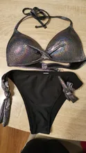 Conjunto de Bikini con Push-Up para mujer, Bañador con estampado Sexy, ropa de baño femenina, traje de baño brasileño, ropa de playa 2021