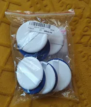 10 Uds suave cosmético Puff Facial soplo de polvo suave base de maquillaje esponja cosmética cojín de aire de la herramienta de la belleza para mujer, chica,