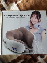 Masajeador eléctrico de cuello en forma de U, almohada multifuncional, portátil, para hombros, cervicales, para hogar y coche al aire libre, masaje relajante