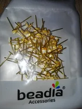 Pendientes de aleación hechos a mano con tope de bala, accesorios para fabricación de joyería