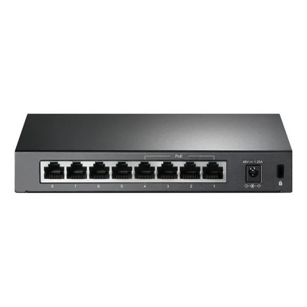 Настольный коммутатор TP-Link TL-SF1008P RJ45 PoE 1,6 Гбит/с черный