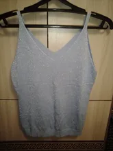 T-Shirt Sexy Vest Short-Tops Top-Tank Slim-Strap Knitted V-Neck Women Summer Ladies Sleeveless